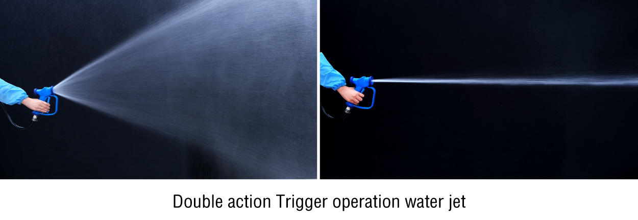 Water spray gun pattern