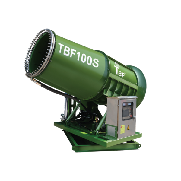 TBF-100S เครื่องพ่นน้ำละอองละเอียดระยะไกลสำหรับลดฝุ่น ลดความร้อน สเปรย์ได้ไกล 100 เมตร