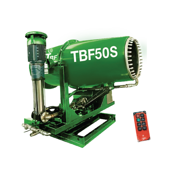 TBF-50S เครื่องพ่นน้ำละอองละเอียดระยะไกลสำหรับลดฝุ่น ลดความร้อน สเปรย์ได้ไกล 50 เมตร