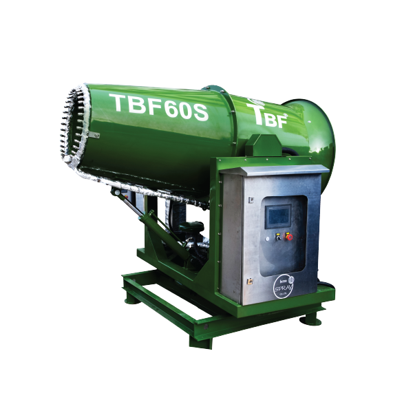 TBF-60S เครื่องพ่นน้ำละอองละเอียดระยะไกลสำหรับลดฝุ่น ควัน สเปรย์ได้ไกล 60 เมตร